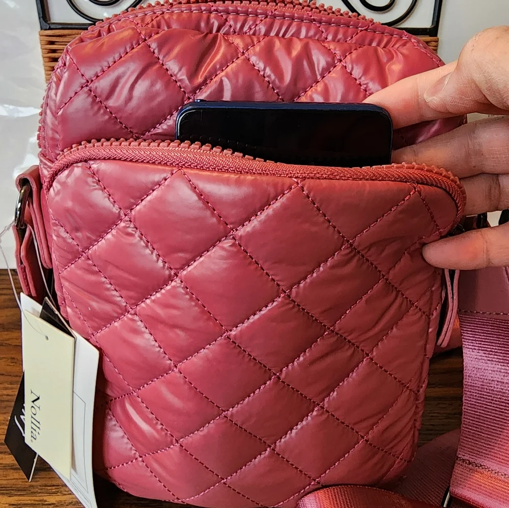 Ladies crossbody bag, have three compartment - Picture 6 of 7